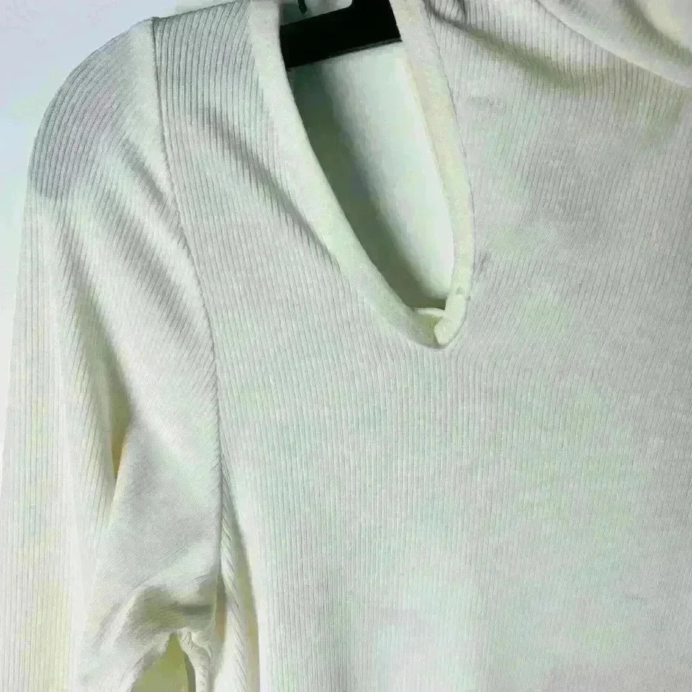 DL1961 Marianna Hewitt Turtleneck Long Sleeve Bodysuit Top - Picture 5 of 9